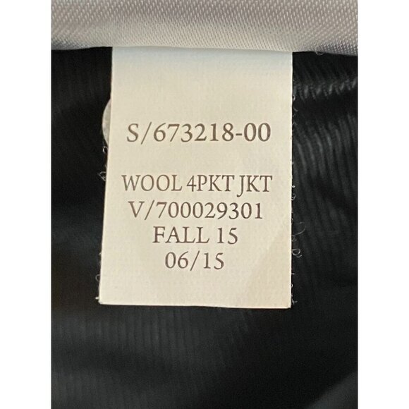 Banana Republic Mens Vintage Y2K Navy Military Peacoat Jacket Large Blue FA EXC - Picture 8 of 12